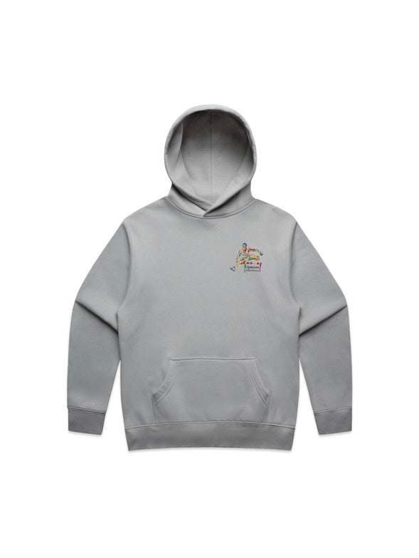 Hurdle Logo Hoodie (Fog)